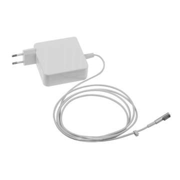 60W Ladeadapter für Apple MacBook MagSafe 1 Laptop Typ L weiß