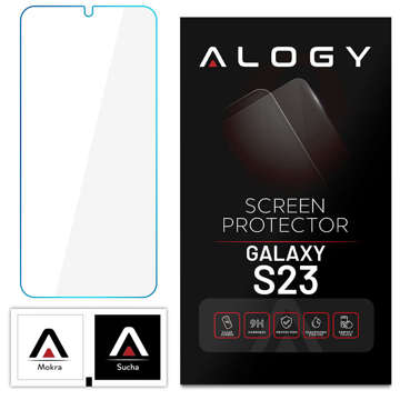 9H Tempered Glass Alogy Displayschutzfolie PRO Displayschutzfolie für Samsung Galaxy S23