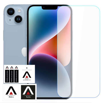 9H gehärtetes Glas für iPhone 15 Plus / 15 Ultra / 15 Pro Max für Alogy Displayschutz PRO