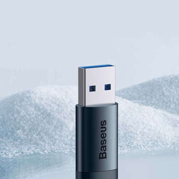 Adapter Baseus Ingenuity OTG USB 3.1 auf USB-C Typ C Blau