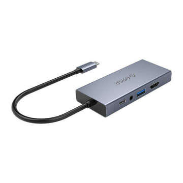 Adapter Hub 5w1 Orico, HDMI 4K USB 3.0 VGA AUX USB-C PD 60W