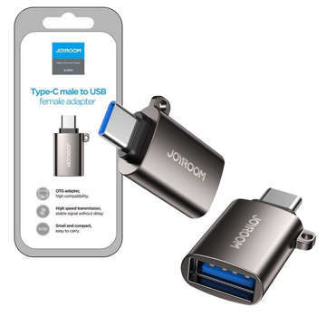 Adapter Joyroom S-H151 USB auf USB-C Typ C OTG Adapter Schwarz