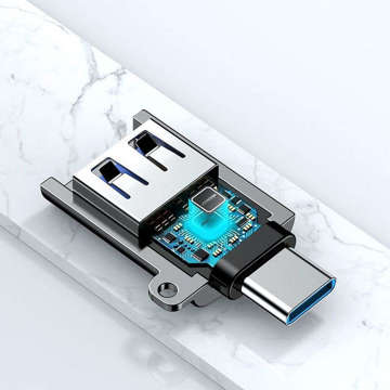 Adapter Joyroom S-H151 USB auf USB-C Typ C OTG Adapter Schwarz