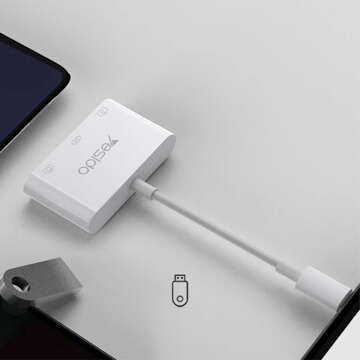 Adapter OTG HUB USB-C Typ C auf USB-C 2x USB 2.0 Stecker