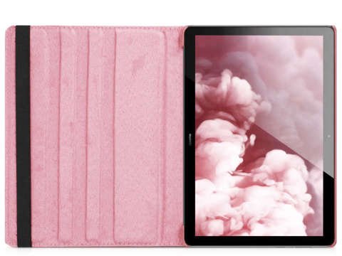 Alogy 360 rotierende Hülle für Huawei MediaPad T5 10.1 Pink