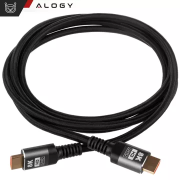 Alogy 8K 60Hz 48GBps 3m HDMI 2.1 Kabel Schwarz