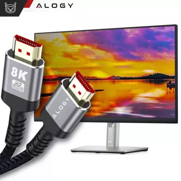 Alogy 8K 60Hz 48GBps 3m HDMI 2.1 Kabel Schwarz