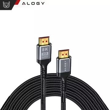 Alogy 8K 60Hz 48GBps 3m HDMI 2.1 Kabel Schwarz