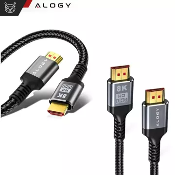 Alogy 8K 60Hz 48GBps 3m HDMI 2.1 Kabel Schwarz