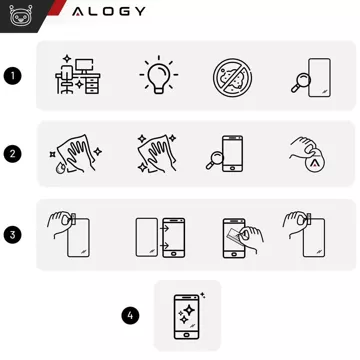 Alogy 9H gehärtetes Glas für den Bildschirm für iPad Air 4 2020 / Air 5 2022 / iPad Pro 11 2018/2020/2021