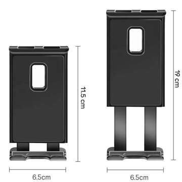 Alogy AirVent Autohalterung für Handy, Tablet 4-11" für Lüftungsgitter Schwarz