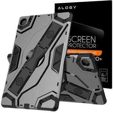 Alogy Armor Case für Lenovo Tab M10 10.1 2. Generation TB-X306 X / F / L Silberglas