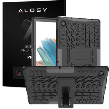 Alogy Armor Case für Samsung Galaxy Tab A8 10.5 X200 / X205 Schwarzes Glas