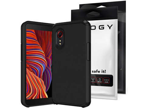 Alogy Armor Matt Case für Samsung Xcover 5 Black Glass