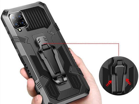 Alogy Armored Protective Case Stand für Samsung Galaxy A42 5G