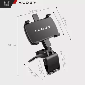 Alogy Autohalterung für das Telefon max 7,2 Zoll für den schwarzen Cockpitspiegel