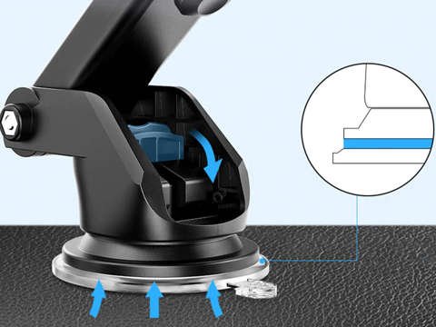 Alogy Autohalterung mit Qi-Ladegerät für Windschutzscheibengrill 10W Silber