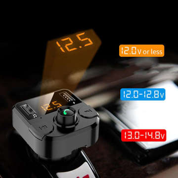 Alogy Autoladegerät FM-Transmitter Bluetooth 5.0 USB 2.0 Memory Stick