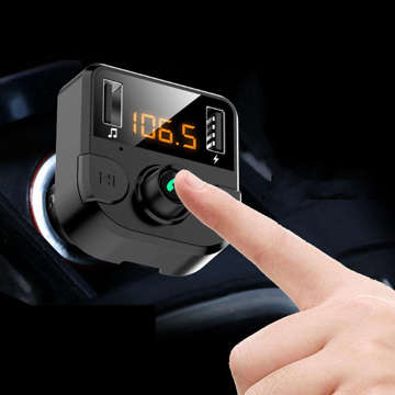 Alogy Autoladegerät FM-Transmitter Bluetooth 5.0 USB 2.0 Memory Stick