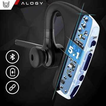 Alogy Bluetooth 5.1 CVC8.0 drahtloser In-Ear-Kopfhörer ETUI