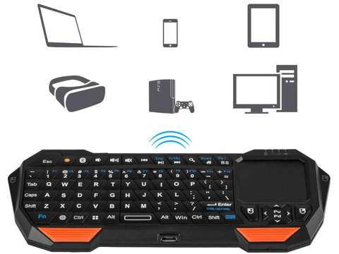 Alogy Bluetooth Wireless Tastatur Touchpad TV / Win / iOs / Android