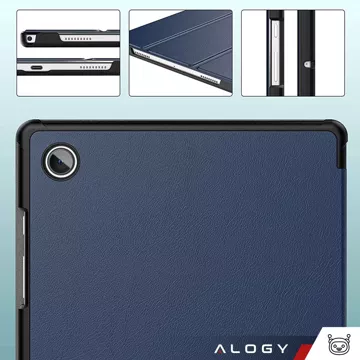 Alogy Book Cover Hülle für Samsung Galaxy Tab A8 2021 SM-X200 / SM-X205 Marineblau