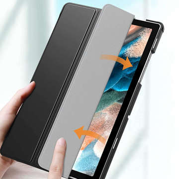 Alogy Book Cover Hülle für Samsung Galaxy Tab A8 2021 SM-X200 / SM-X205 Schwarz