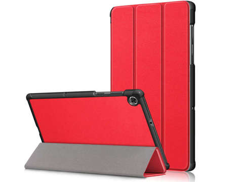 Alogy Book Cover für Lenovo M10 Gen 2 TB-X306 Rotes Glas