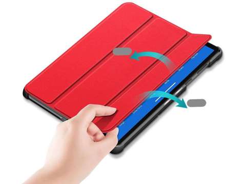 Alogy Book Cover für Lenovo M10 Gen 2 TB-X306 Rotes Glas