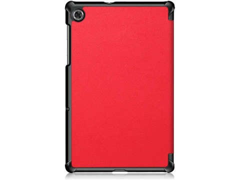 Alogy Book Cover für Lenovo M10 Gen 2 TB-X306 Rotes Glas