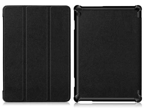 Alogy Book Cover für Lenovo Tab M10 10.1 TB-X605 Schwarzes Glas