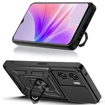 Alogy Camshield Stand Ring Case mit Kameraabdeckung für Oppo A57 5G / A77 5G