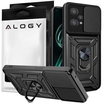 Alogy Camshield Stand Ring Case mit Kameraabdeckung für Realme 9 Pro Plus