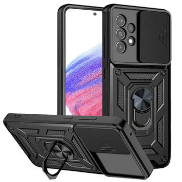 Alogy Camshield Stand Ring Case mit Kameraabdeckung für Samsung Galaxy A53 / A53 5G Glas