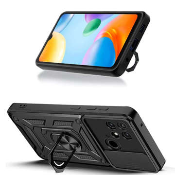 Alogy Camshield Stand Ring Case mit Kameraabdeckung für Xiaomi Redmi 10c