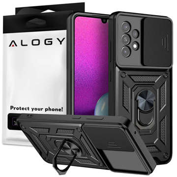 Alogy Camshield Stand Ring Hülle mit Kameraabdeckung für Samsung Galaxy A33 5G