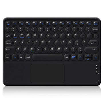 Alogy Case Bluetooth Tastatur Touchpad 4in1 Magnetisches Federmäppchen für Apple iPad Air 4 2020 / 5 2022 Schwarze Maus 2.4GHZ