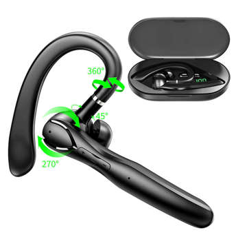 Alogy ENC BT TWS Bluetooth 5.3 Wireless Earphone Headset mit Ladekoffer Schwarz