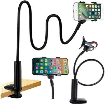 Alogy Flex Holder with Desktop Clip Flexible Tripod Universelle Telefonhalterung / Schwarz