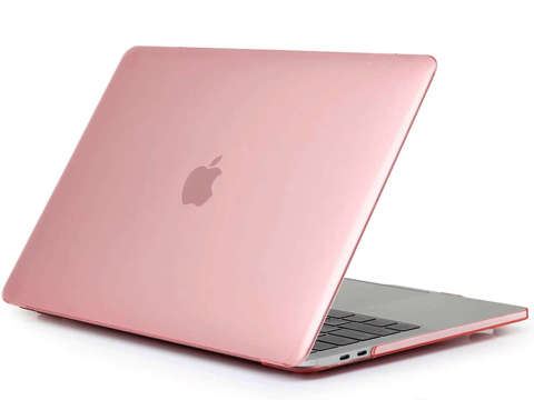 Alogy Hard Case Matt für Apple MacBook Pro 13 M1 2021 Pink Folientastatur Overlay