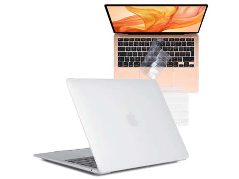 Alogy Hard Case Matte für Apple MacBook Air 13 M1 2021 Weiße Tastaturabdeckung