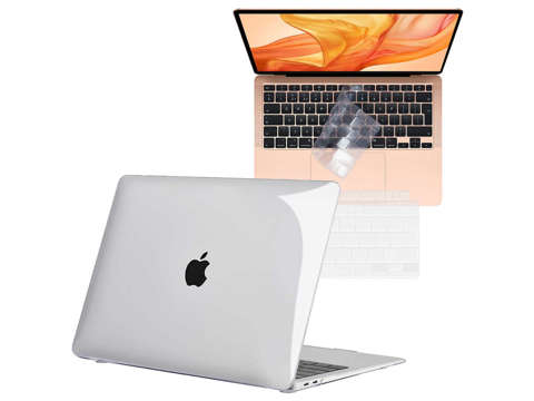 Alogy Hard Case für Apple MacBook Air 13 M1 2021 Transparente Tastaturabdeckung