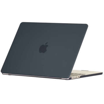 Alogy Hard Case für Apple Macbook Air 13 2022 M2 Matte Black Tasche bis 15.6"