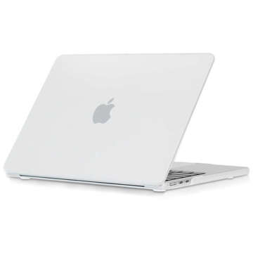 Alogy Hard Case für Apple Macbook Air 13 2022 M2 Matte White Tasche bis 15,6"