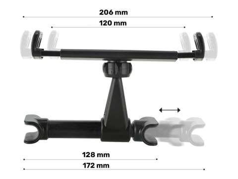 Alogy Kopfstütze Autohalterung für Tablet-Telefon Schwarz