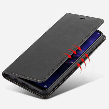 Alogy Leder Flip Case für Samsung Galaxy S20 FE Schwarz