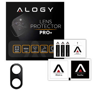 Alogy Lens Protector PRO Kameraschutz aus Metall für Samsung Galaxy Z Flip 3 schwarz