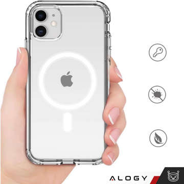 Alogy MagSafe Clear Case für Apple iPhone 11 Rugged Transparent