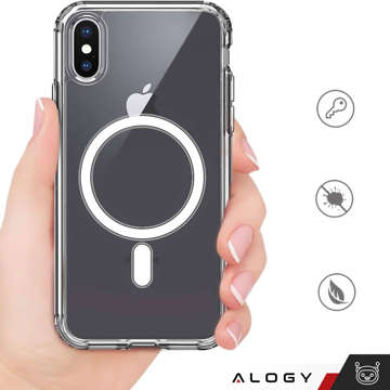 Alogy MagSafe Clear Case für Apple iPhone X / XS Klarglas