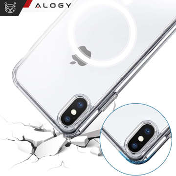 Alogy MagSafe Clear Case für Apple iPhone X / XS Klarglas